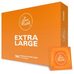 Preservativi Extra Large Love Match Mega Pack 144 pz