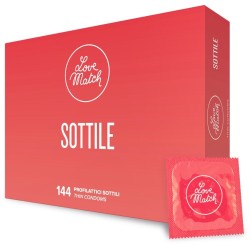 Preservativi Ultra Sottili Love Match Mega Pack 144 pz