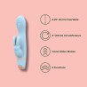 Vibratore Rabbit con Movimento Vieni Qui