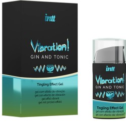 Intt Gel Vibrante Gin and Tonic – Stimolante Intimo con Calore e Aroma Gin Tonic