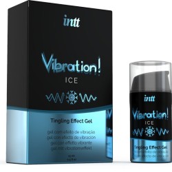Intt Gel Vibrante Ice – Stimolante Intimo a Effetto Freddo Unisex