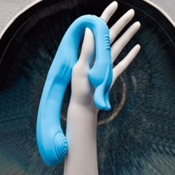Evolved Sea Breeze – Vibratore Rabbit Flessibile con Doppio Motore USB