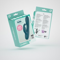 Crushious Lola – Mini Vibratore Rabbit con 10 Vibrazioni e Silicone Soft Touch