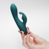 Crushious Lola – Mini Vibratore Rabbit con 10 Vibrazioni e Silicone Soft Touch