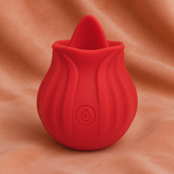 Vibratore Clitorideo con Lingua Rotante – Loving Joy Rose Lecca USB