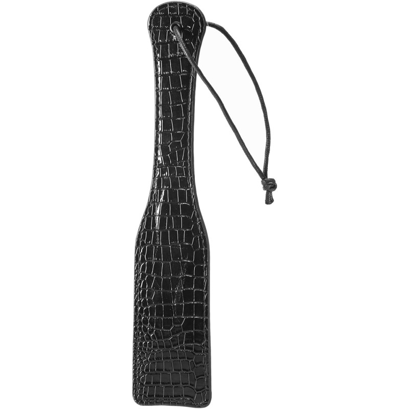 Blaze – Paddle Croco in Similpelle Nera | Accessorio Bondage Elegante