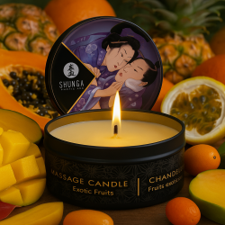 Shunga – Candela da Massaggio ai Frutti Esotici 30 ml Baciabile e Afrodisiaca