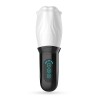 Crushious – Masturbatore Fellatrix Ricaricabile con Guaina Rotante, 3 Velocità e 4 Modalità | USB, Waterproof