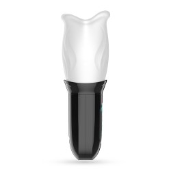Crushious – Masturbatore Fellatrix Ricaricabile con Guaina Rotante, 3 Velocità e 4 Modalità | USB, Waterproof