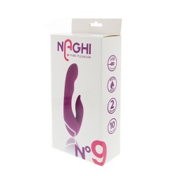 Naghi – Vibratore Rabbit Modello 9 con Doppia Stimolazione Punto G e Clitoride Ricaricabile