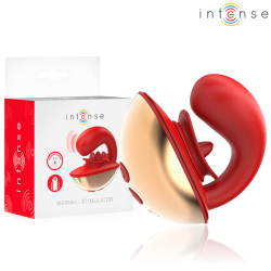 Vibratore Punto G con Stimolazione Clitoridea Mariah Ricaricabile | Intense