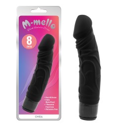 Vibratore Realistico Nero 19,5 cm – Thick Vibratore Silicone