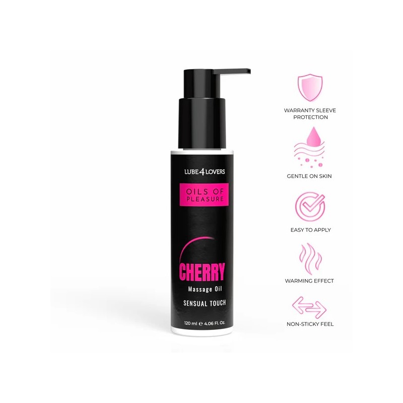 Olio da Massaggio Pleasure Ciliegia 120 ml