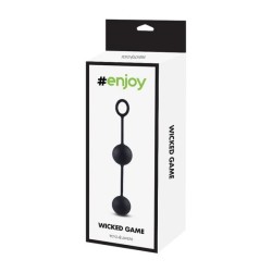 Palline Vaginali Enjoy in Silicone Nero