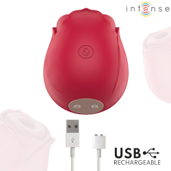 Succhiaclitoride Camellia Intense Rosso Bordeaux USB