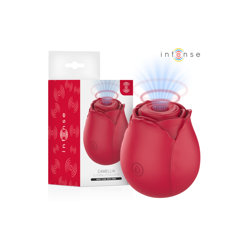 Succhiaclitoride Camellia Intense Rosso Bordeaux USB