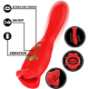 Stimolatore Siena Mía Bocca Vibrante Rosso USB