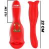 Stimolatore Siena Mía Bocca Vibrante Rosso USB
