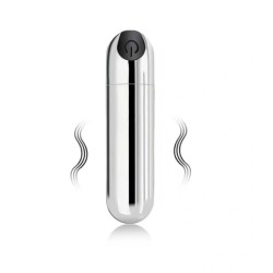 Mini Vibratore Bullet VibeX Argento USB