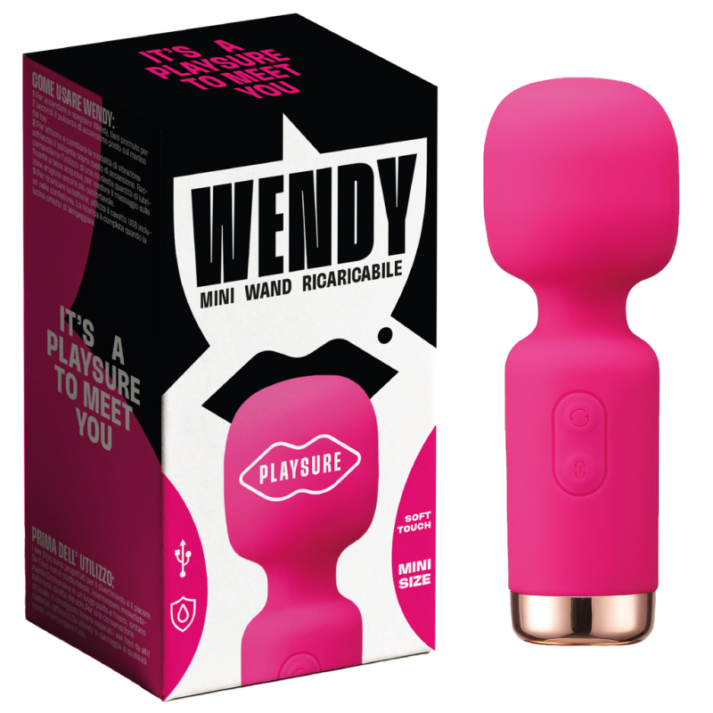 Mini vibratore wand Wendy, 10 programmi | Sensual Store