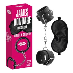 Kit bondage James con manette e mascherina | Sensual Store