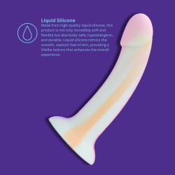 Dildo Fluo in morbido Silicone Minty