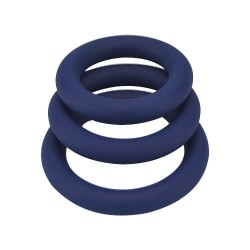 Set da 3 Anelli Fallici morbidi in Silicone Thick