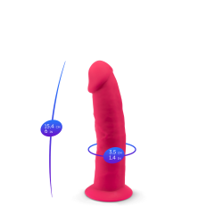 Dildo Termoreattivo in Silicone Premium 15.4 Cm