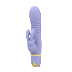 Vibratore Rabbit con Movimento a Spinta e Vibrazione